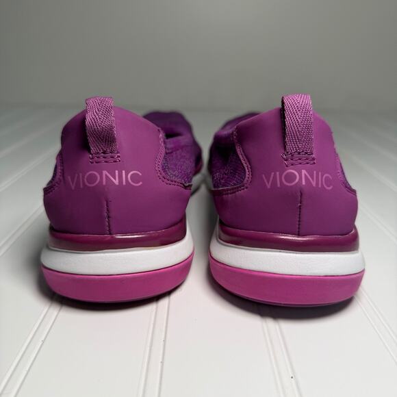 Vionic Aviva Flex Women’s Size 8 Slip-On Sneakers Purple Lightweight Walking - Picture 4 of 6